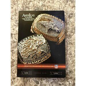 Denver Broncos Super Bowl Champions DVD Set 1997 & 1998 Americas Game NFL Collec